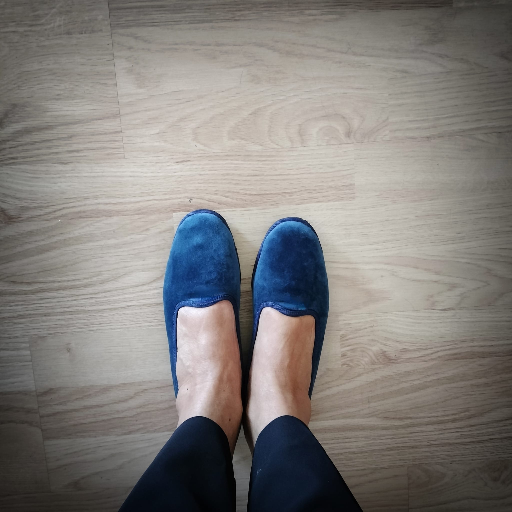 Friulane blu indossate