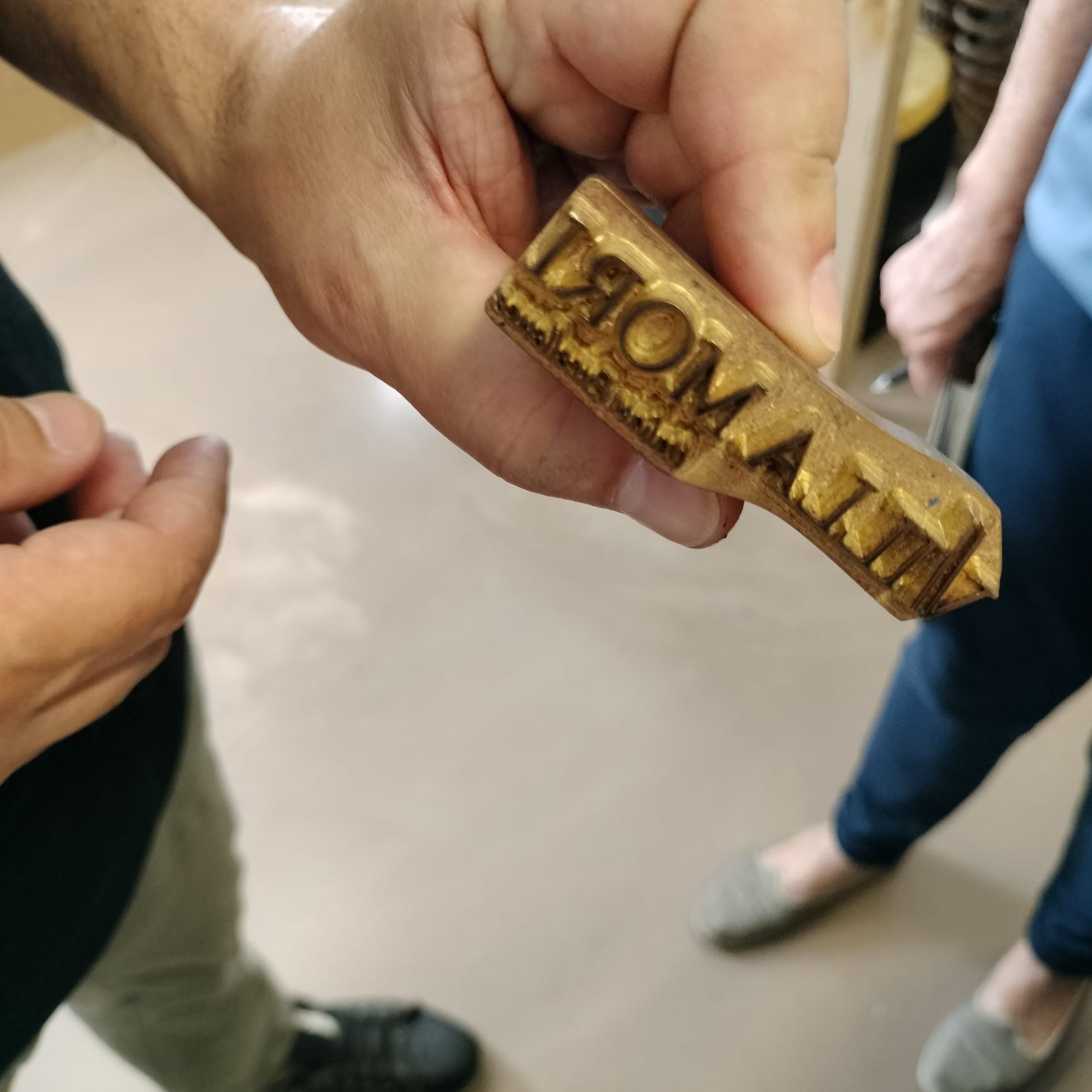 Personalizzazione artigianale con iniziali
